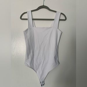 Double-layered seamless fabric square neck bodysuit from Abercrombie